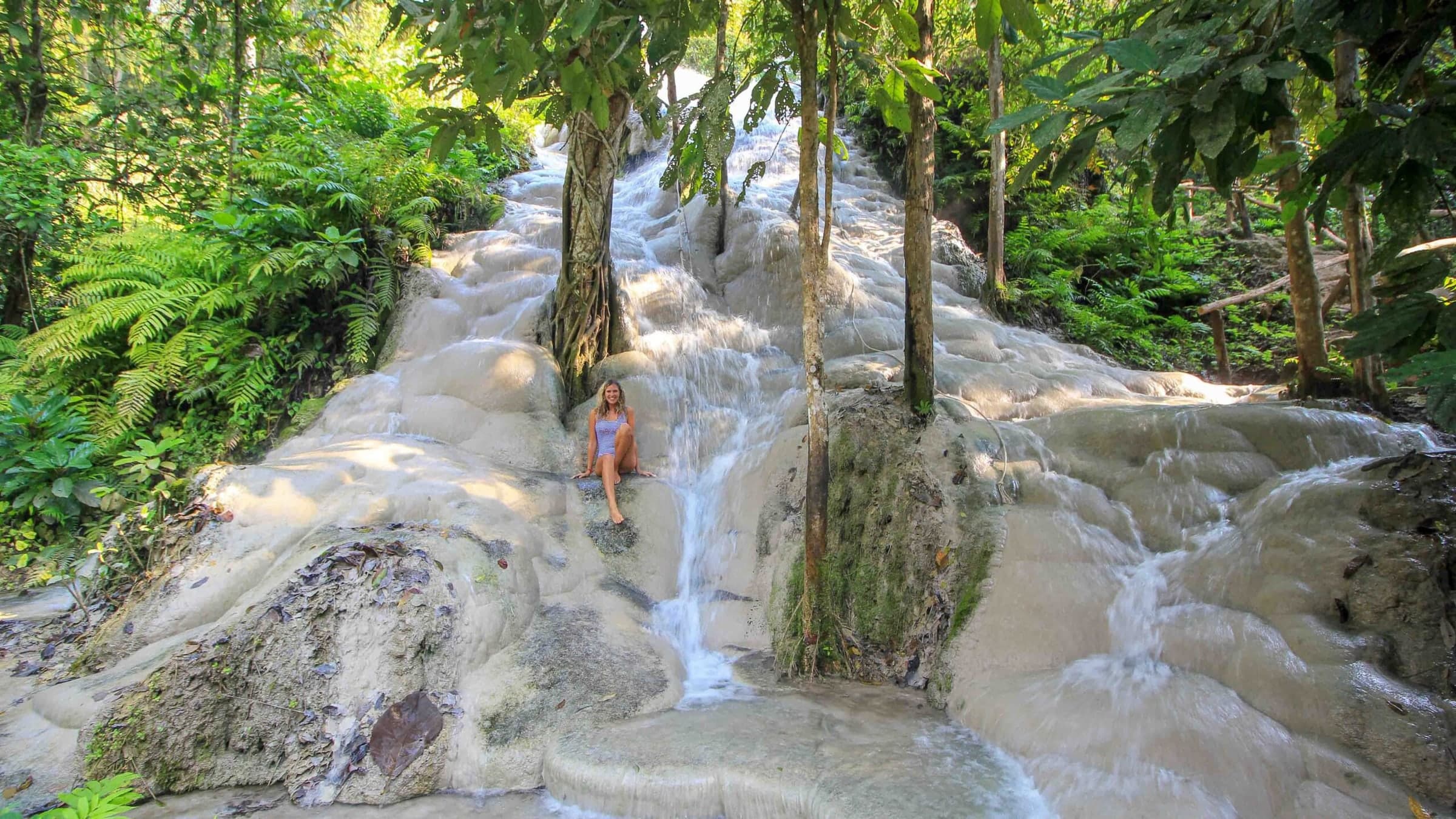 A waterfall in the forest near Chiang Mai