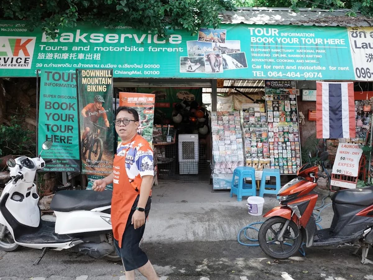 Eak Motorbike For Rent & Laundry in Chiang Mai