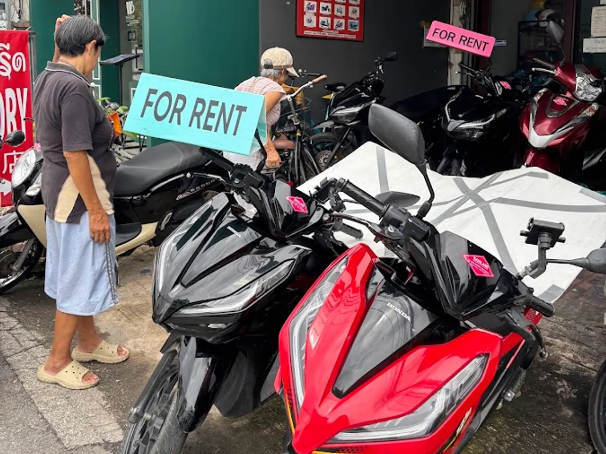 Samlan motorbike for rent in Chiang Mai