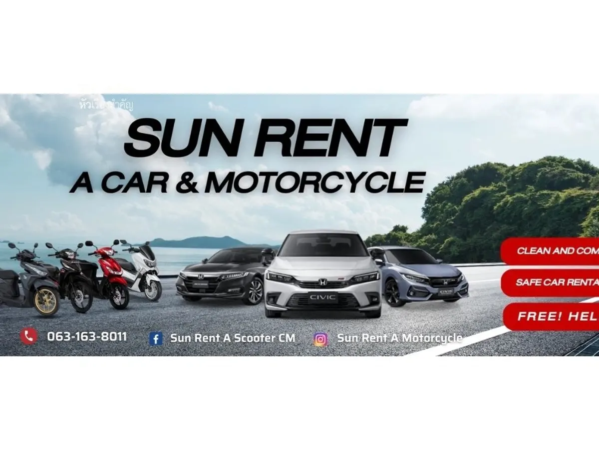 Sun Rent A motorcycle& Car in Chiang Mai