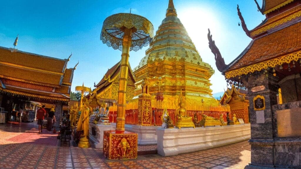 The golden chedi at Wat Phra That Doi Suthep, Chiang Mai