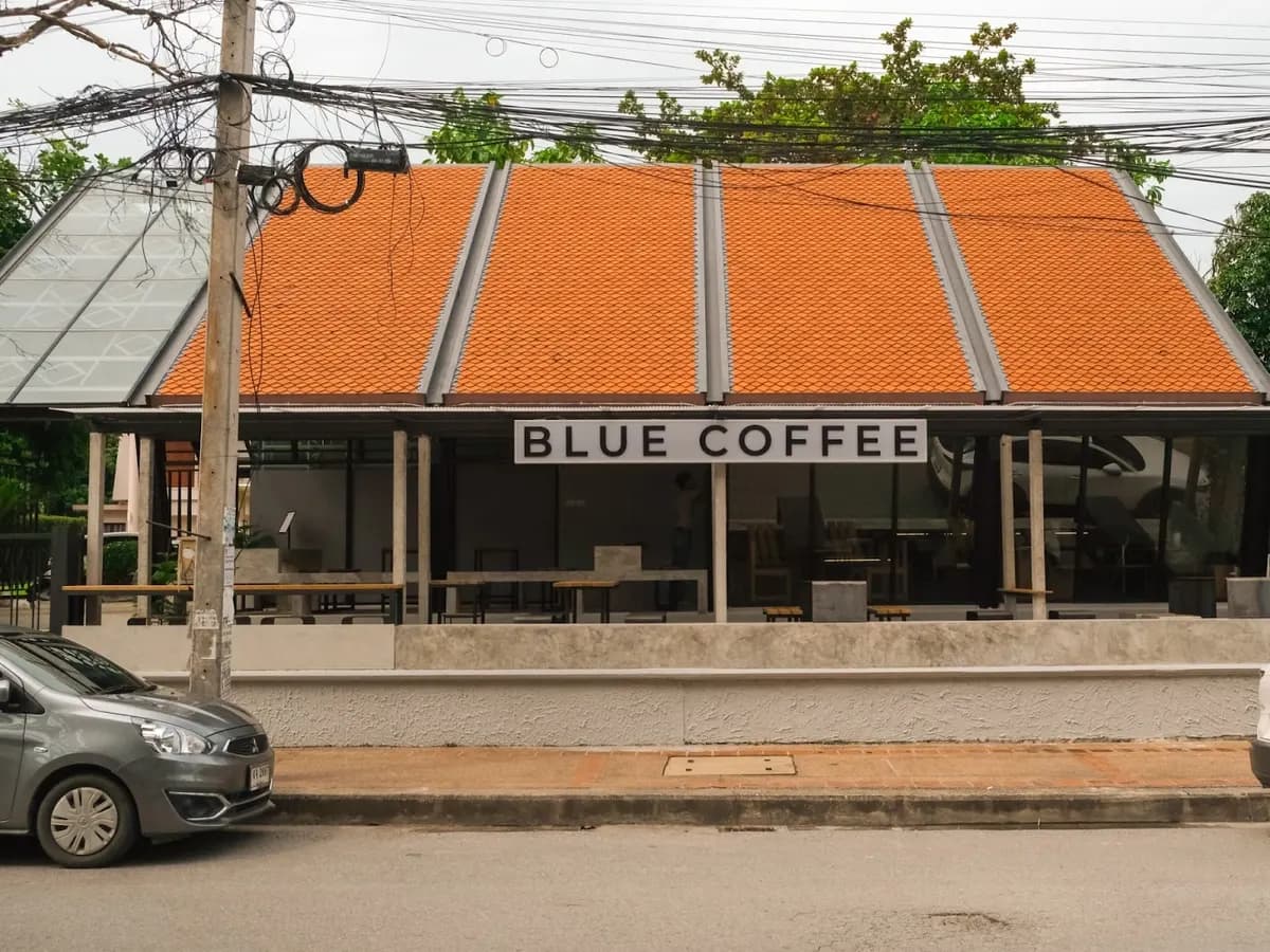 Blue Coffee At Old Town in Chiang Mai