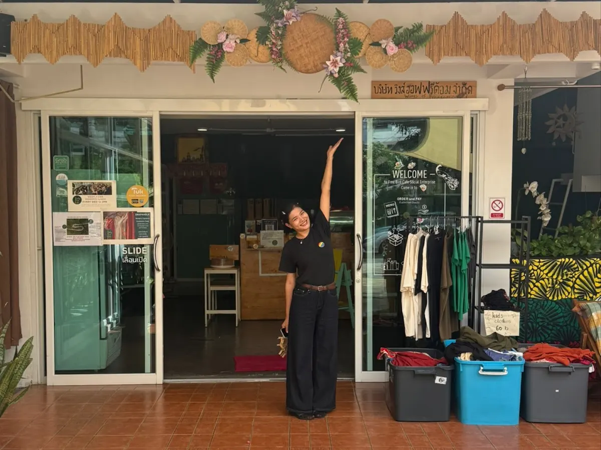Free Bird Cafe CNX Donation Center and Thrift Store in Chiang Mai