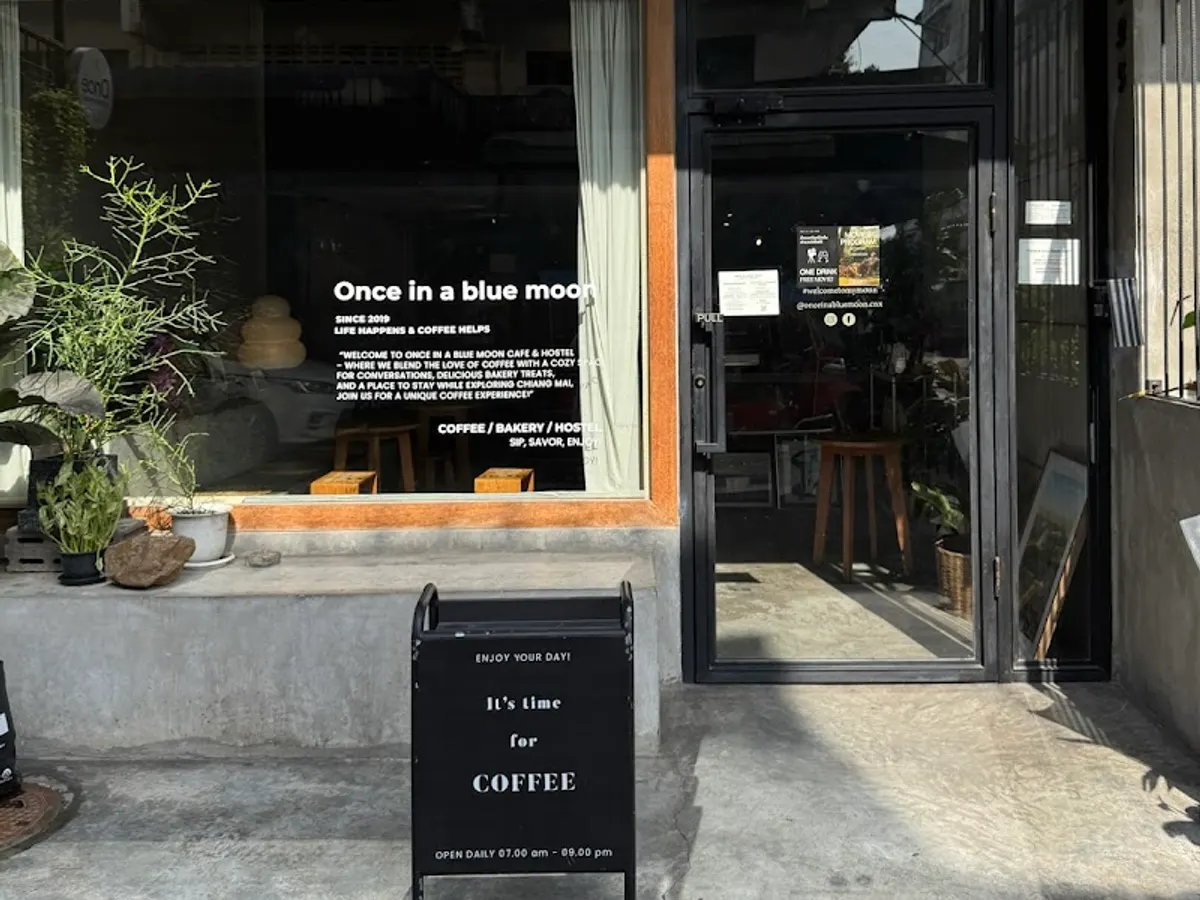 Once in a Blue Moon Cafe & Hostel in Chiang Mai