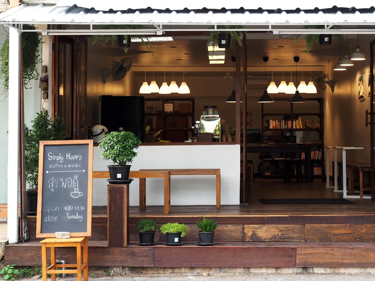 สุขพอดี simply happy coffee in Chiang Mai