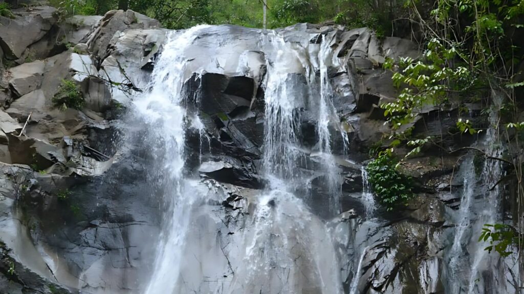 After the ATV ride, you’ll take a short walk to a beautiful waterfall.