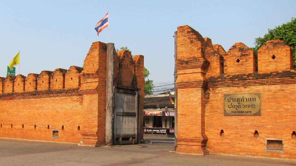 Thapae Gate, a historic landmark in Chiang Mai’s Old City, is a must-visit for those exploring things to do in Chiang Mai