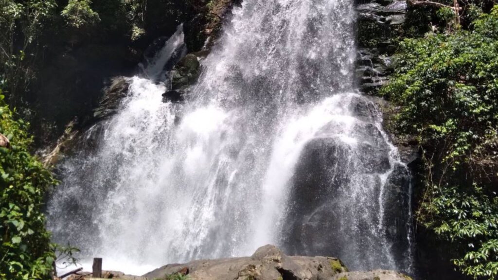 Waterfall in Doi Inthanon National Park, a highlight of Chiangmai day and overnight excursions